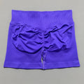 HISTELLO Shorts Esportivos Femininos Impacto Sem Costura Cintura Baixa Efeito Empina Bumbum Levanta Elástico Academia Ioga Treino Fitness Leggings Curtas