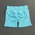 HISTELLO Shorts Esportivos Femininos Impacto Sem Costura Cintura Baixa Efeito Empina Bumbum Levanta Elástico Academia Ioga Treino Fitness Leggings Curtas