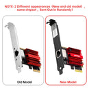 Placa de Rede FENVI 2.5G PCI-E para RJ45 com Chip RTL8125B, 100/1000Mbps, Controladora LAN Ethernet com Fio de 2.5Gbps para Win7/8/10/11