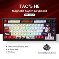 Teclado AKKO TAC75 HE com Switch Magnético, 75%, para Jogos, Resposta Rápida de 0,005mm, RGB 8K, com Fio, Personalizável para Esports.