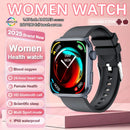 Relógio Inteligente Feminino e Masculino com IA para Diagnóstico, Monitoramento de Frequência Cardíaca e Variabilidade da Frequência Cardíaca (HRV+PPG), IP68, NFC, Design Moderno e Esportivo - Lançamento de 2025