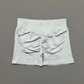 HISTELLO Shorts Esportivos Femininos Impacto Sem Costura Cintura Baixa Efeito Empina Bumbum Levanta Elástico Academia Ioga Treino Fitness Leggings Curtas
